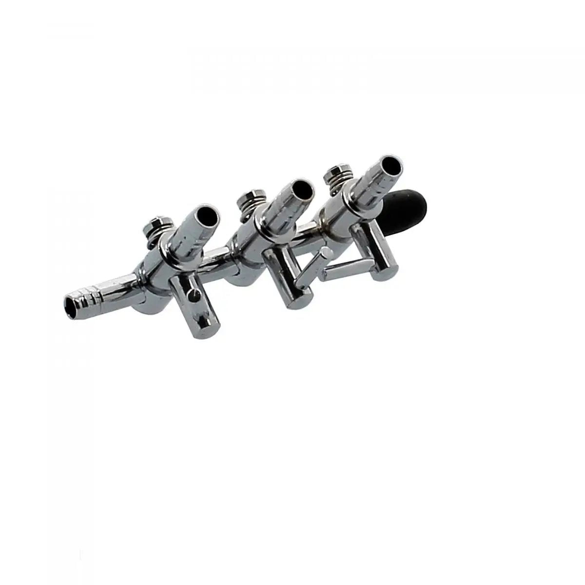 Luftteiler aus Stahl - 3 Ausgänge mit Hebel