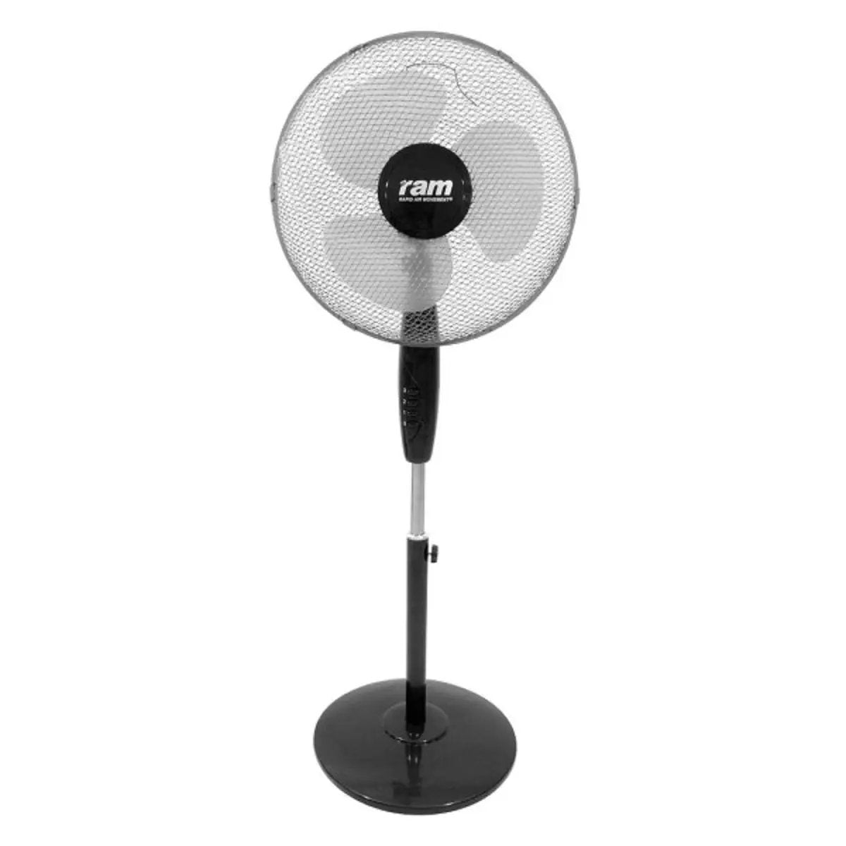 Ventilateur sur pied RAM, vue de face, 40cm