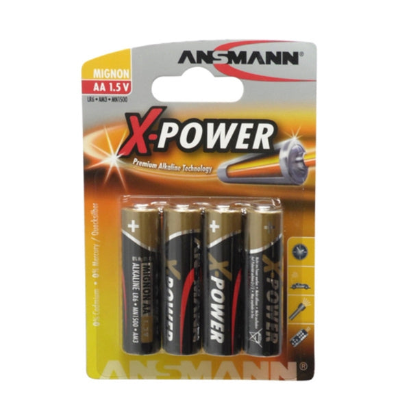 Paquet de 4 piles AA pas chère