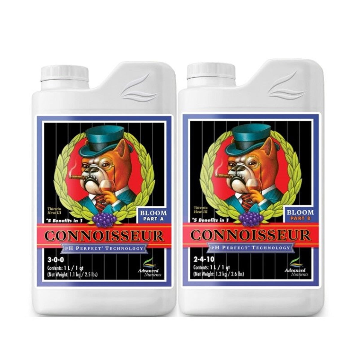 Advanced Nutrients Connoisseur Bloom part A & B 1 litre
