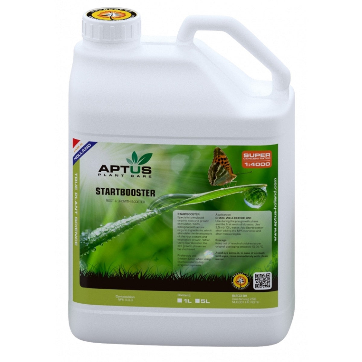 Stimulateur de racine et de croissance Aptus StartBooster 5 litres