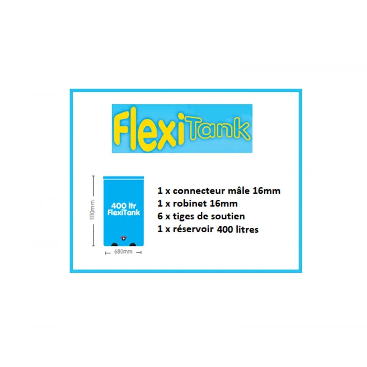 AUTOPOT - Kit de 48 pots de 15 litros e Flexitank 400 litros