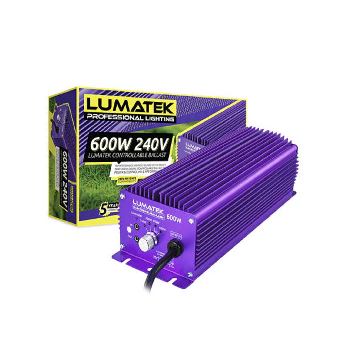 Ballast électronique Lumatek 600W - 240V