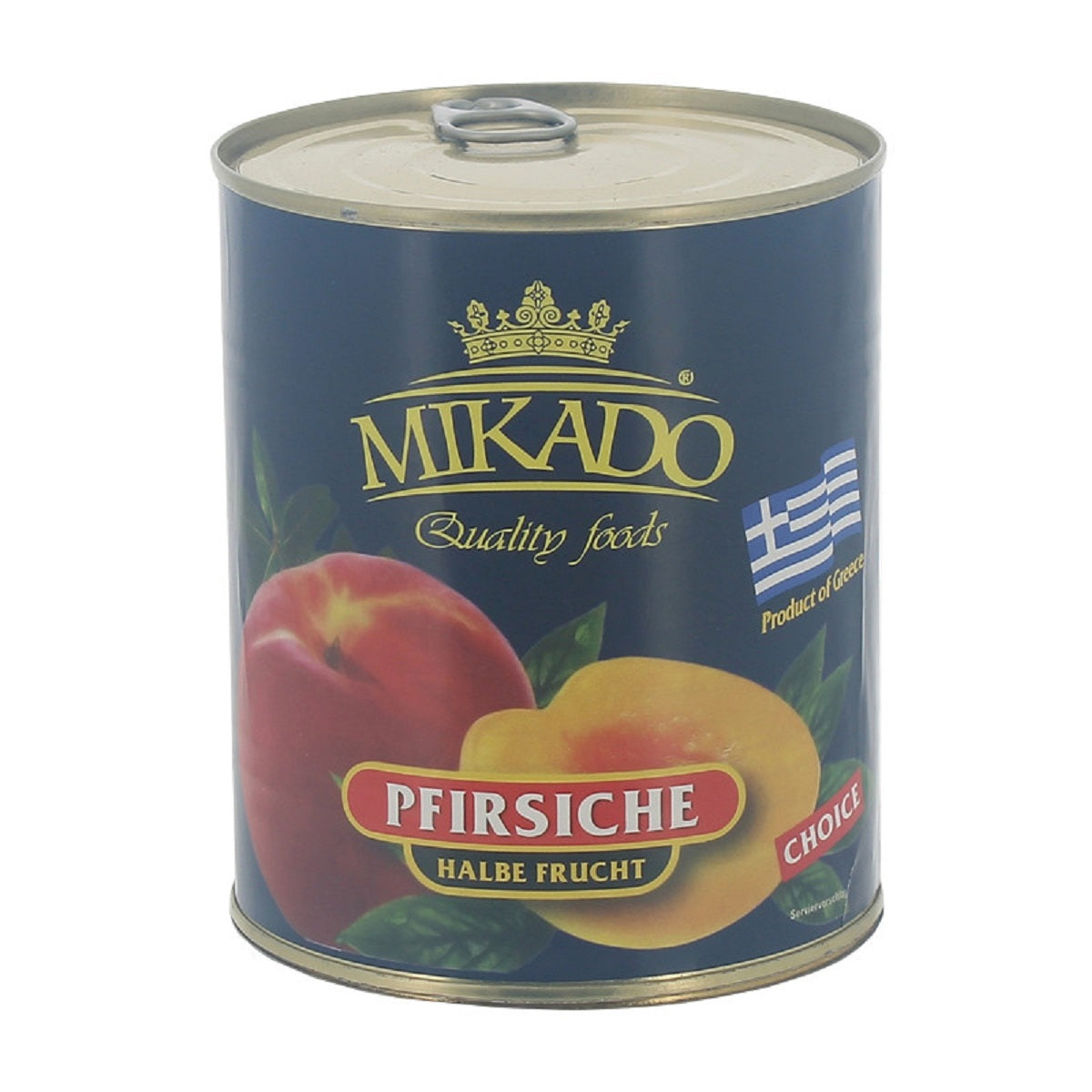 Cachette en boite de conserve de compote à la pêche