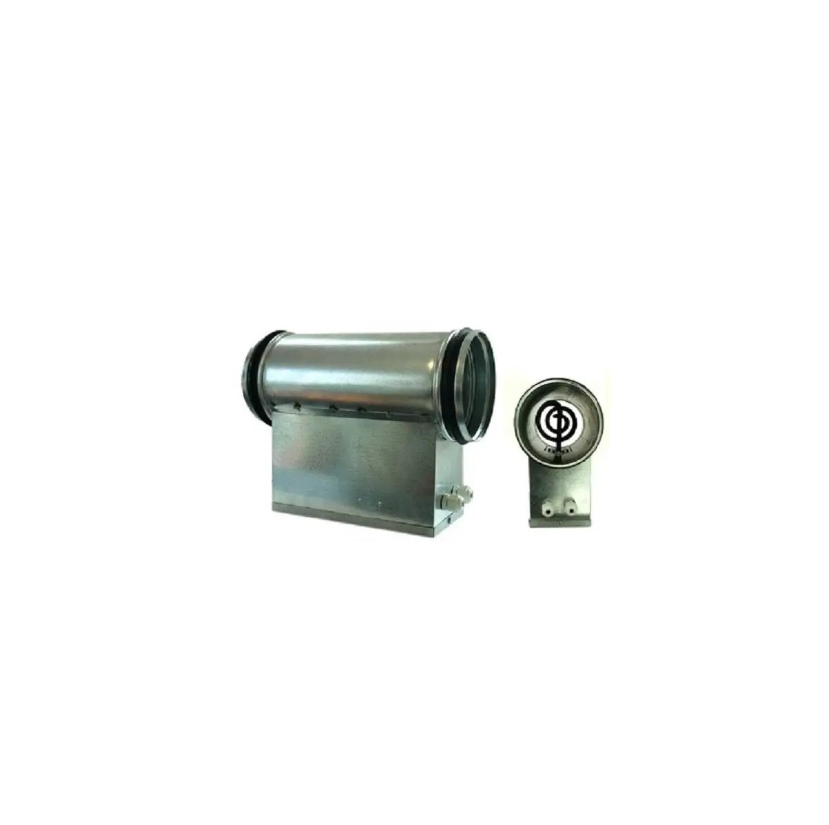 Chauffage de gaine avec thermostat pour conduit de ventilation Vents 125mm