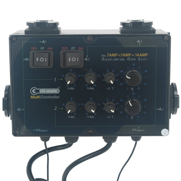 Controleur de climat pour culture indoor Cli-Mate 7+7A - 14A