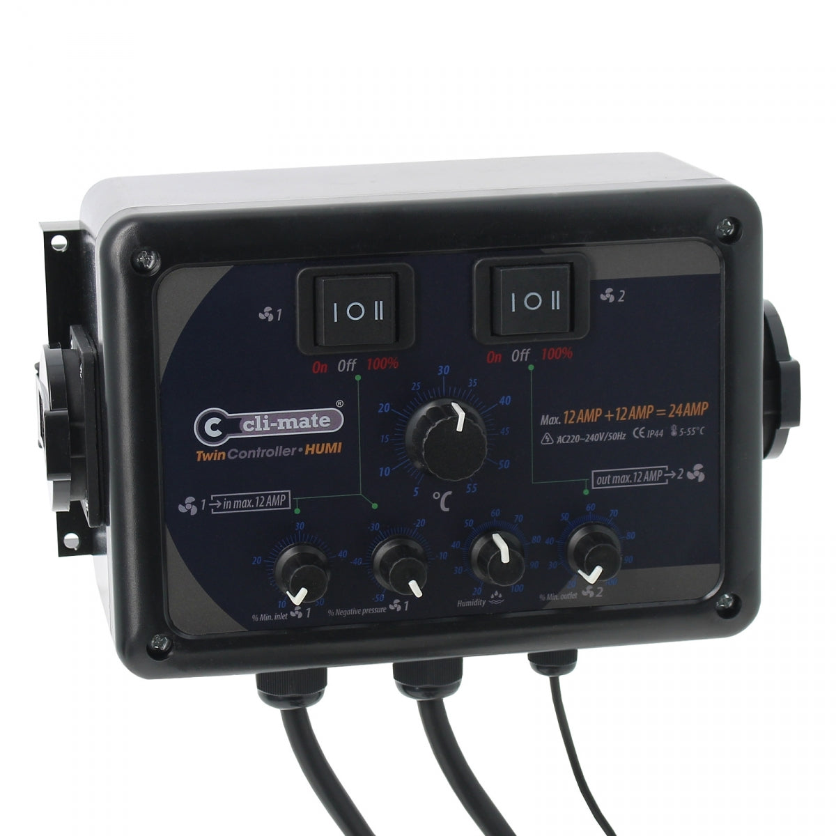 Contrôleur de température et d'humidité Cli-Mate 12A