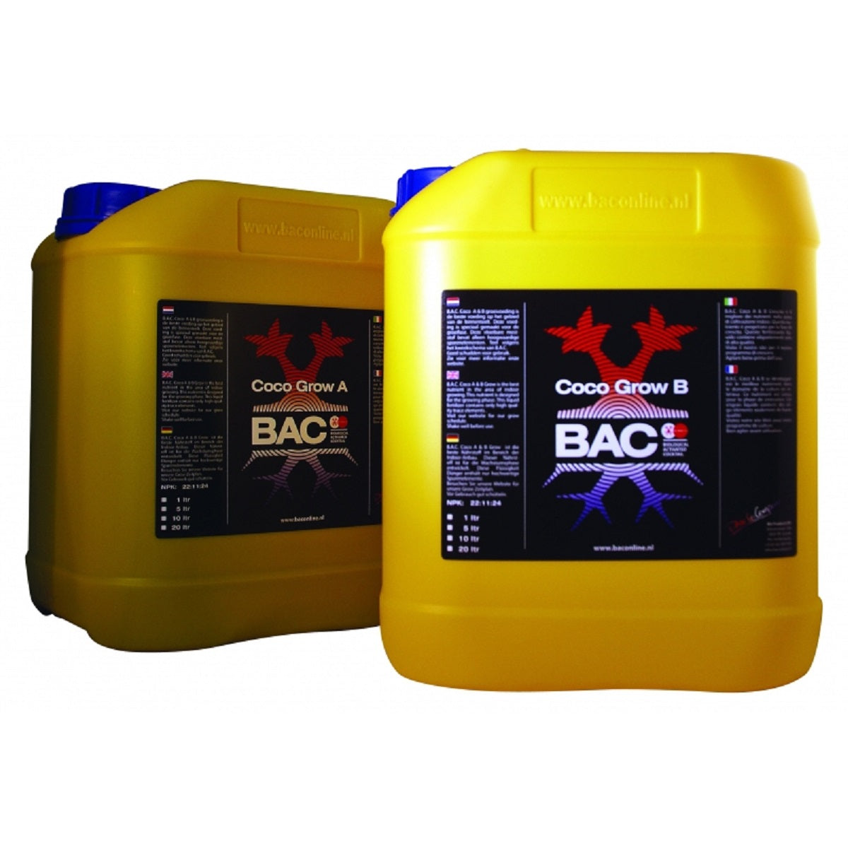 Engrais pour culture en Coco BAC Coco Grow A&B 5 litres
