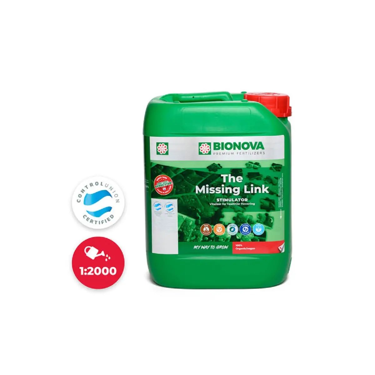 Stimulateur de croissance et floraison Bio Nova TML The Missing Link 5 litres