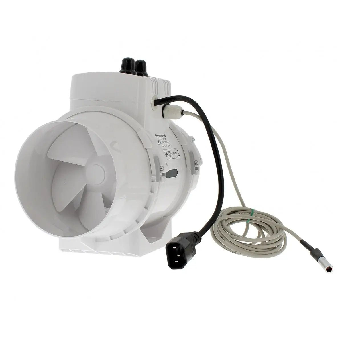 Extracteur d'air Vents TT 125 UN avec thermostat pour culture indoor