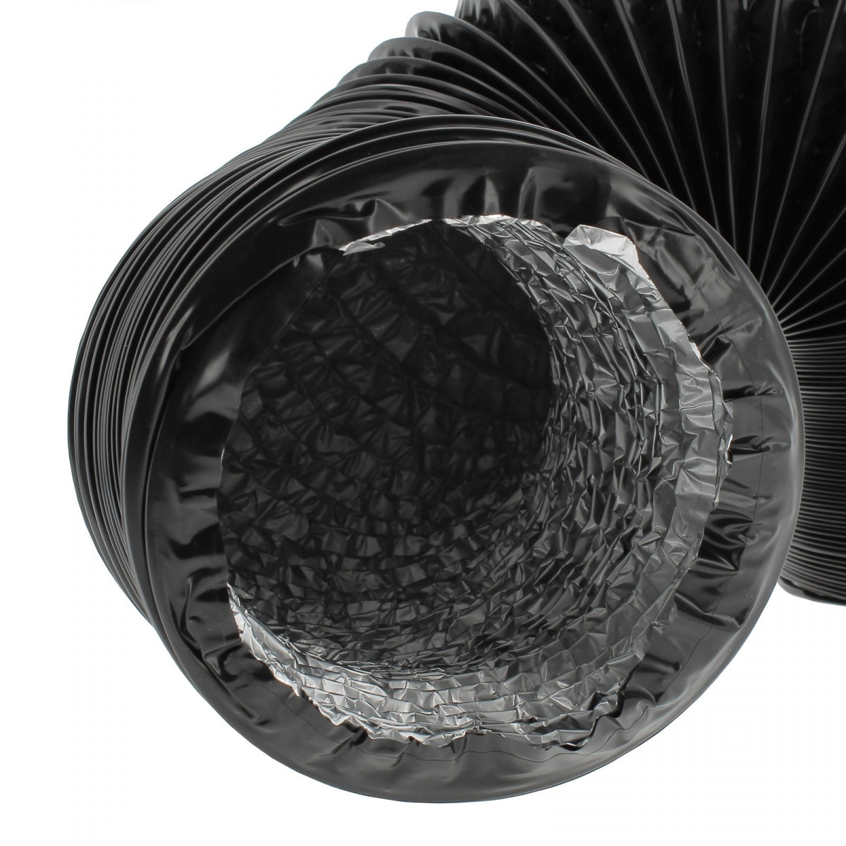 Gaine en Alu PVC de 102mm pour extracteur d'air de 100mm