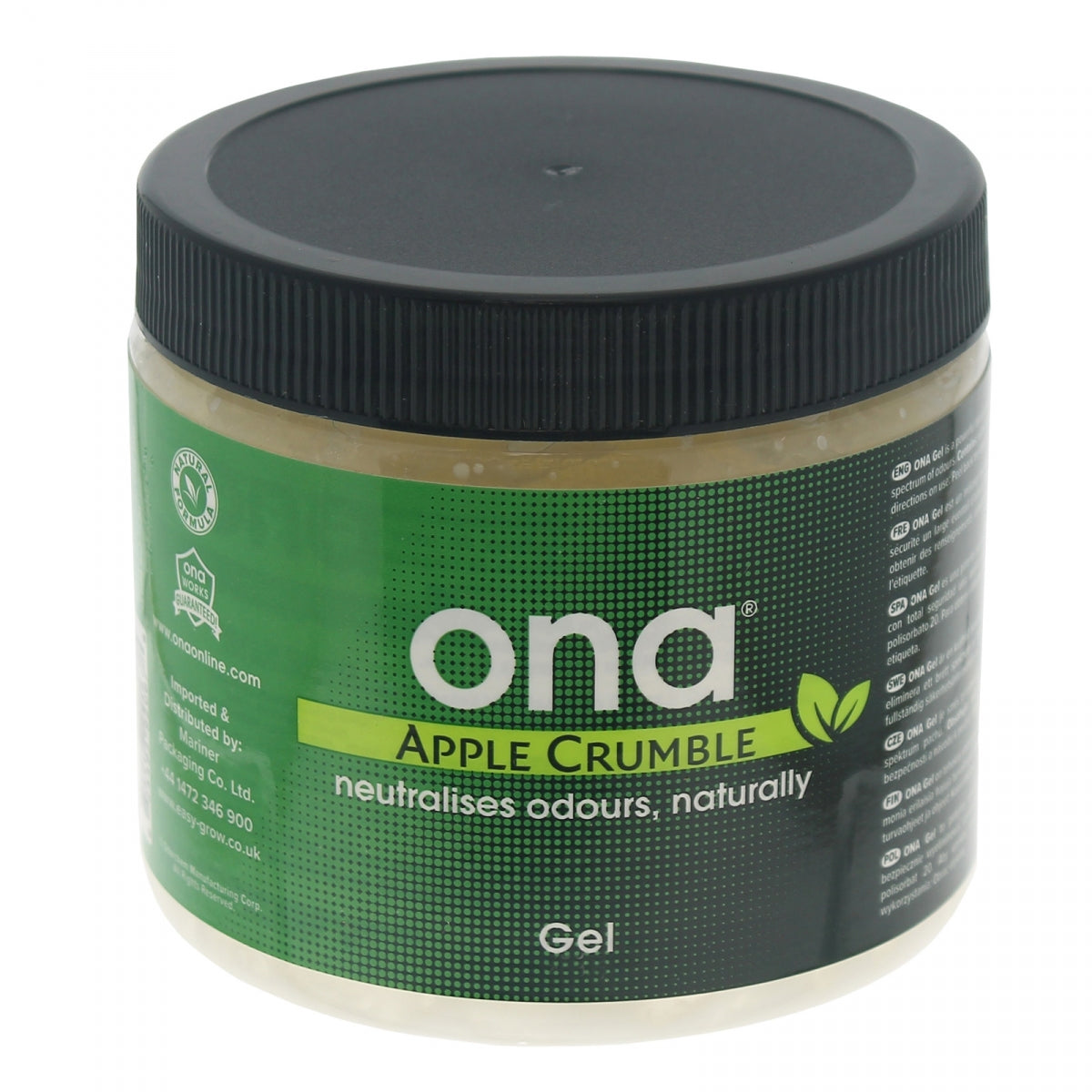 Neutraliseur d'odeur Ona Gel Apple Crumble 732 grammes pour culture indoor