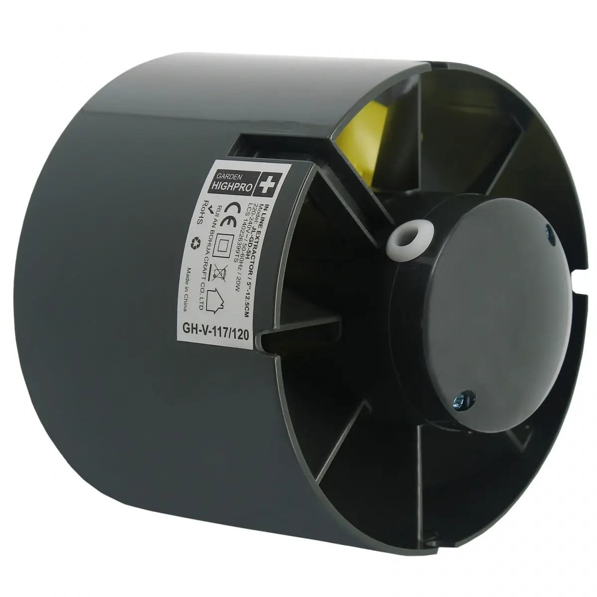 Mini extracteur d'air et intracteur Profan 125mm de Garden Highpro