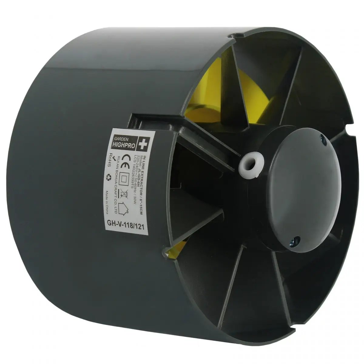 Intracteur d'air Profan 125mm de Garden Highpro