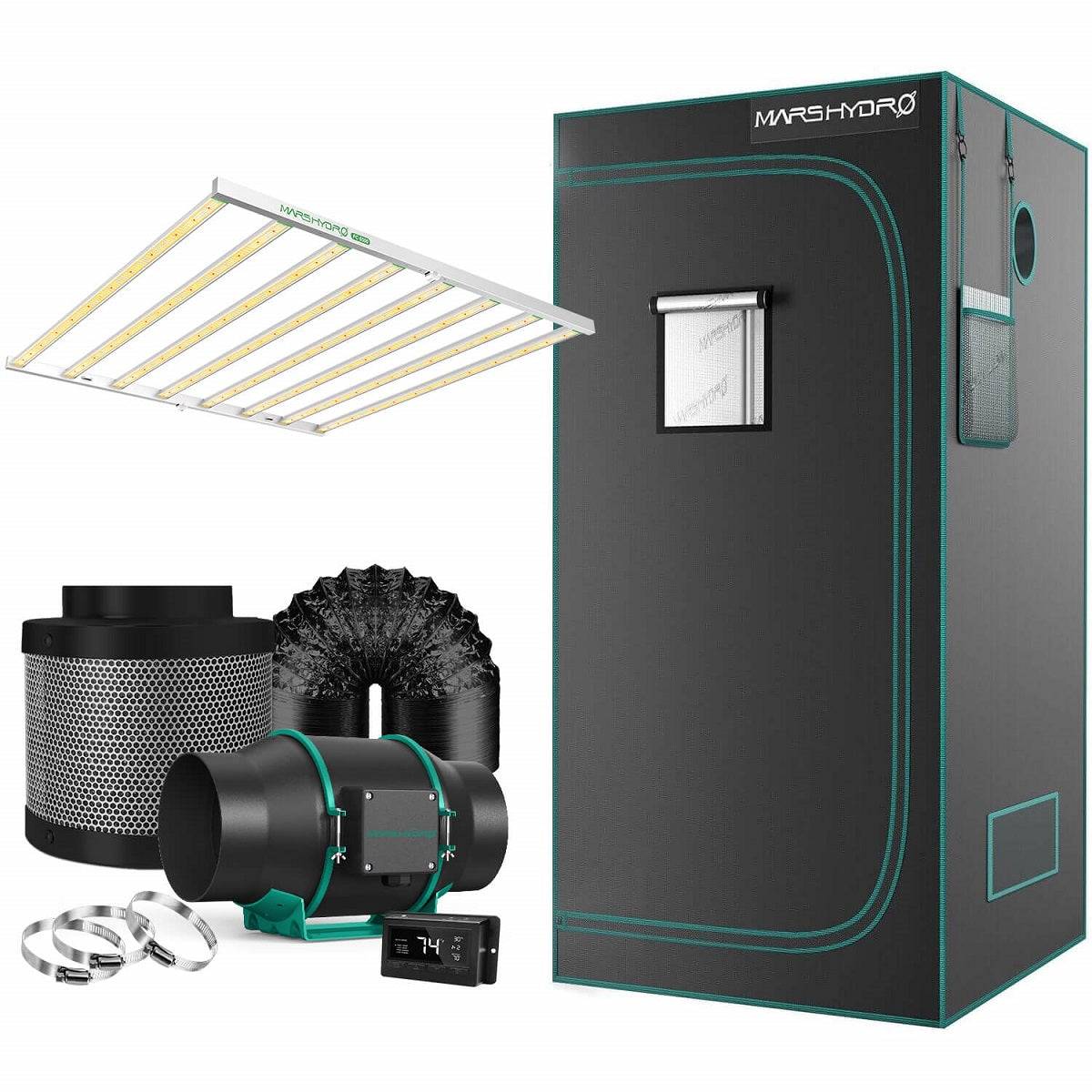 Kit de culture complet Mars Hydro FC 6500 LED 730W