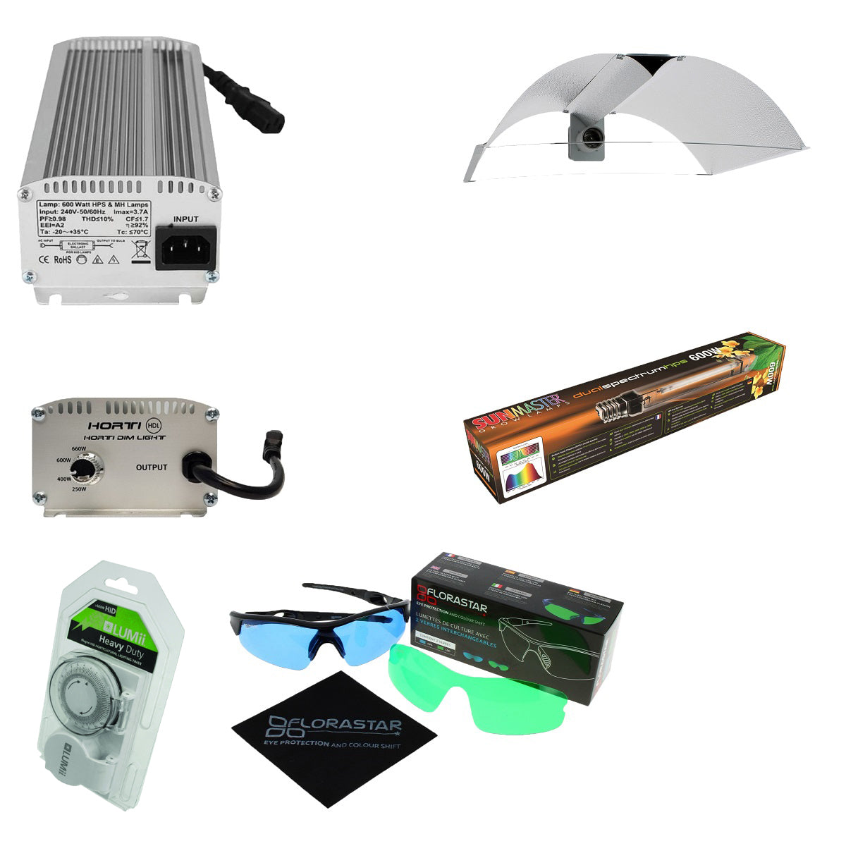 Kit lampe HPS - MH Sunmaster Dual Spectrum pour croissance et floraison