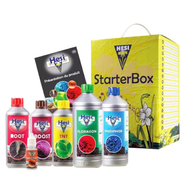 Le kit d'engrais Hesi Starter Box pour la culture en terre