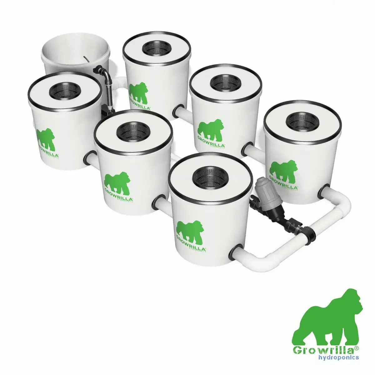 SystĂšme de culture hydroponique Growrilla RDWC 6 PRO