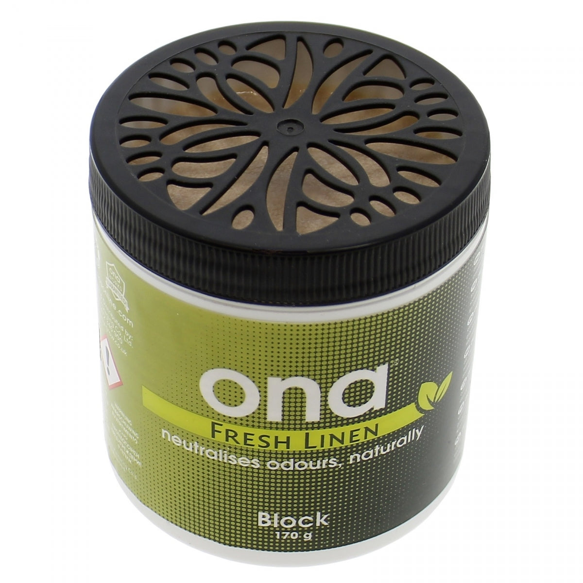 Le neutraliseur d'odeur pour culture indoor Ona Block Fresh Linen 170gr