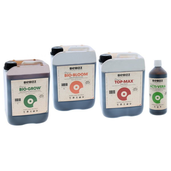 Le kit d'engrais Biobizz en bidon de 5 litres