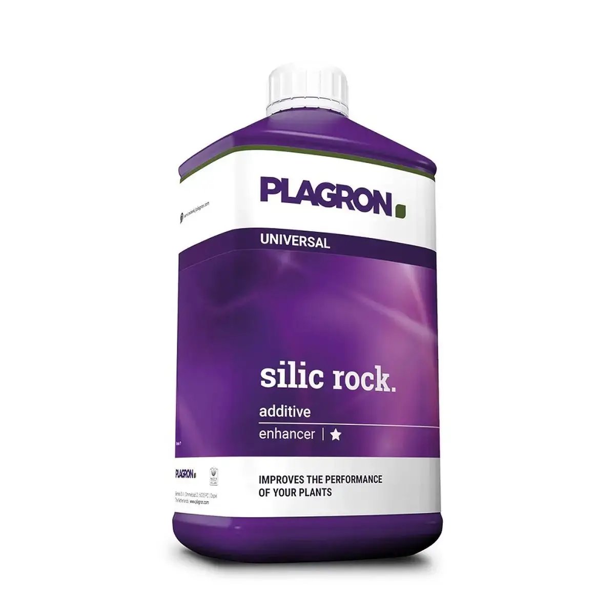 Flacon de 250ml d'engrais Plagron Silic Rock – Stimulateur au Silicium pour renforcer les plantes et améliorer leur résistance au stress.