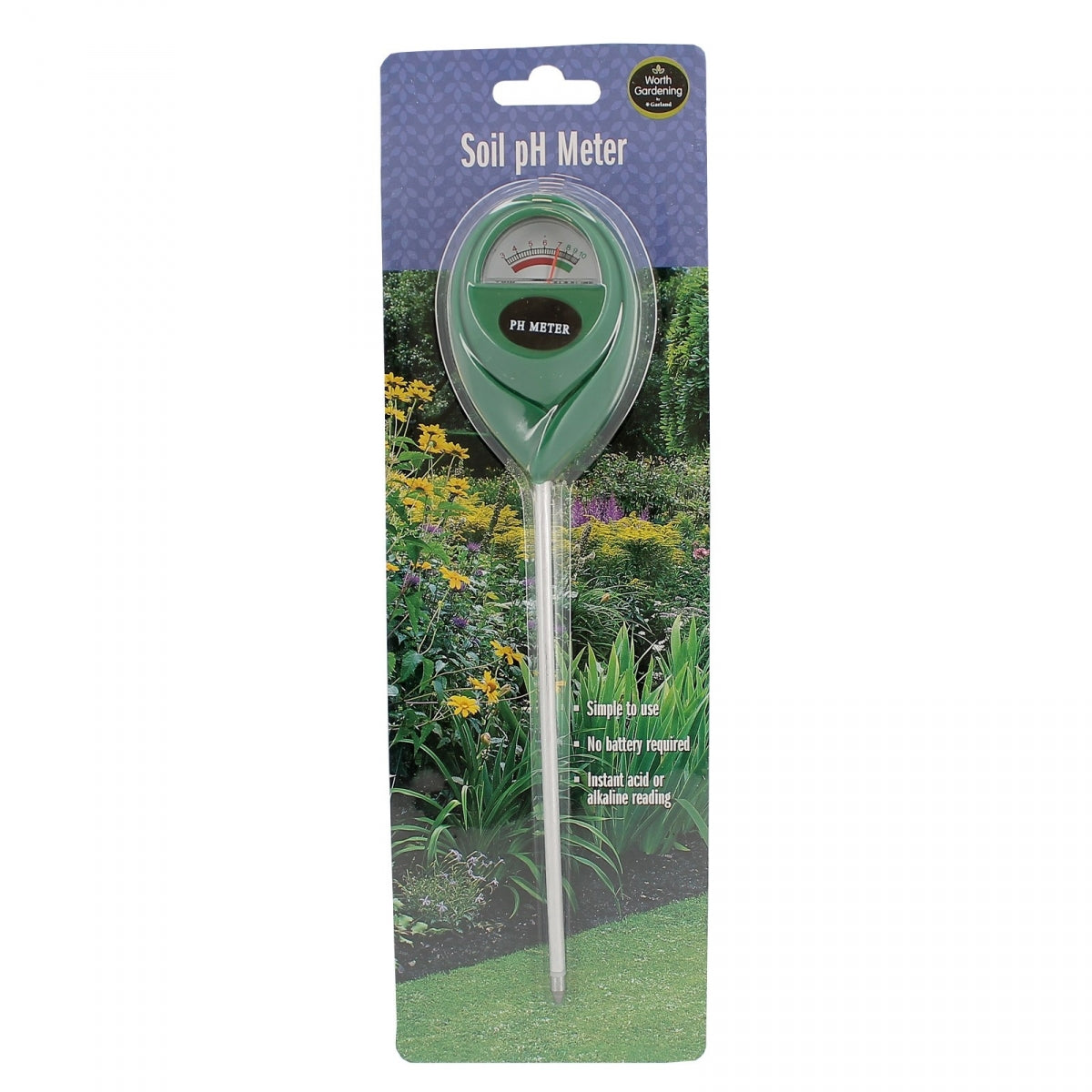 Testeur PH pour sol Garland