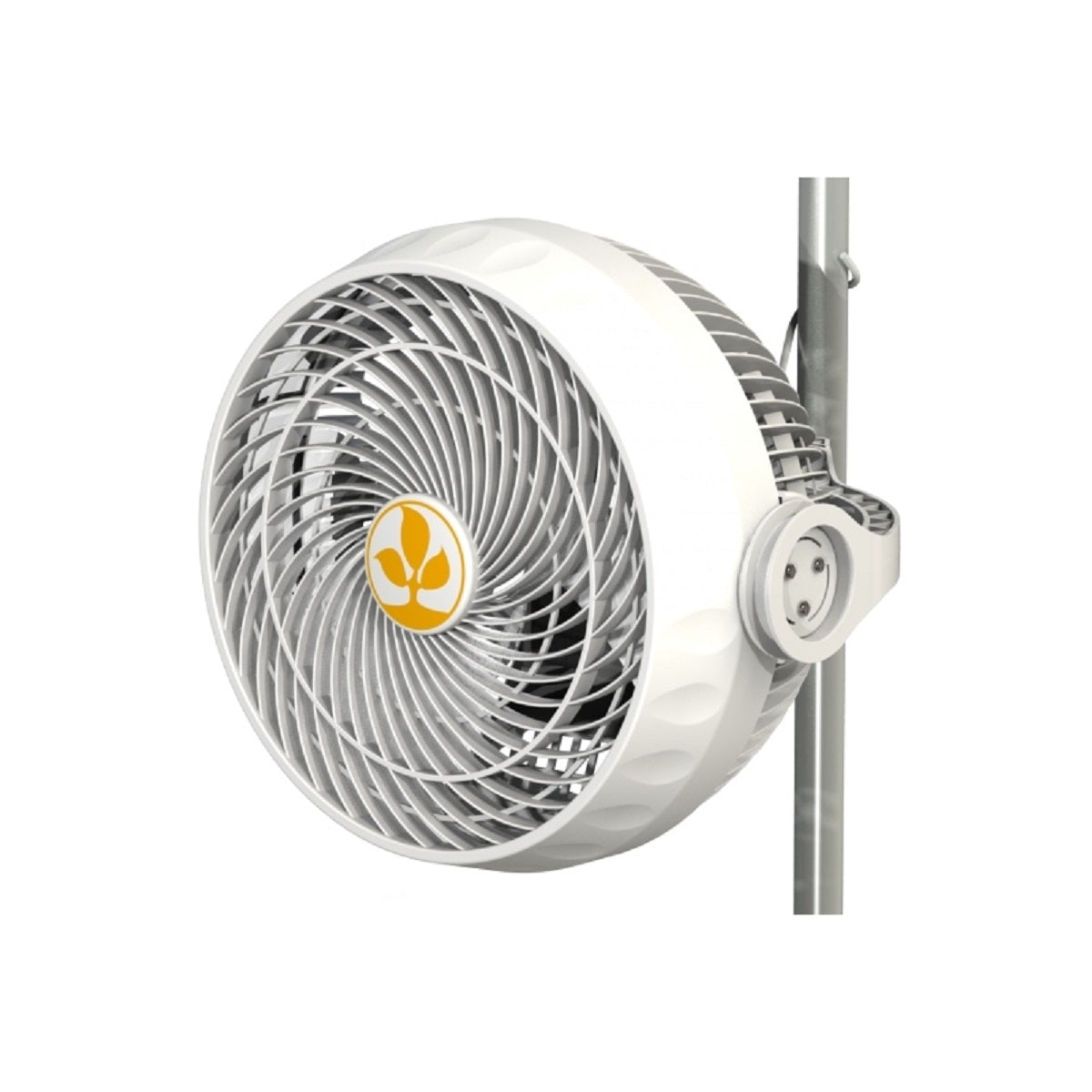 Un ventilateur à pince fixé sur une barre de 166mm