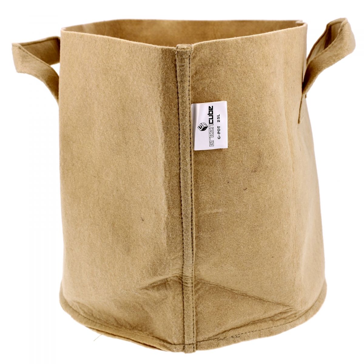 Greencube - Geotekstilpotte 25 liter - Sandfarve