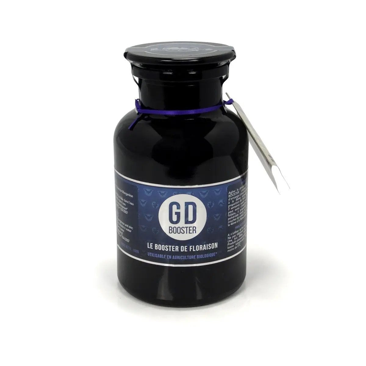 Flacon de 1 litre de GD BOOSTER® – Booster floraison aux hormones naturelles, engrais concentré à base de guano, zinc et acides aminés.