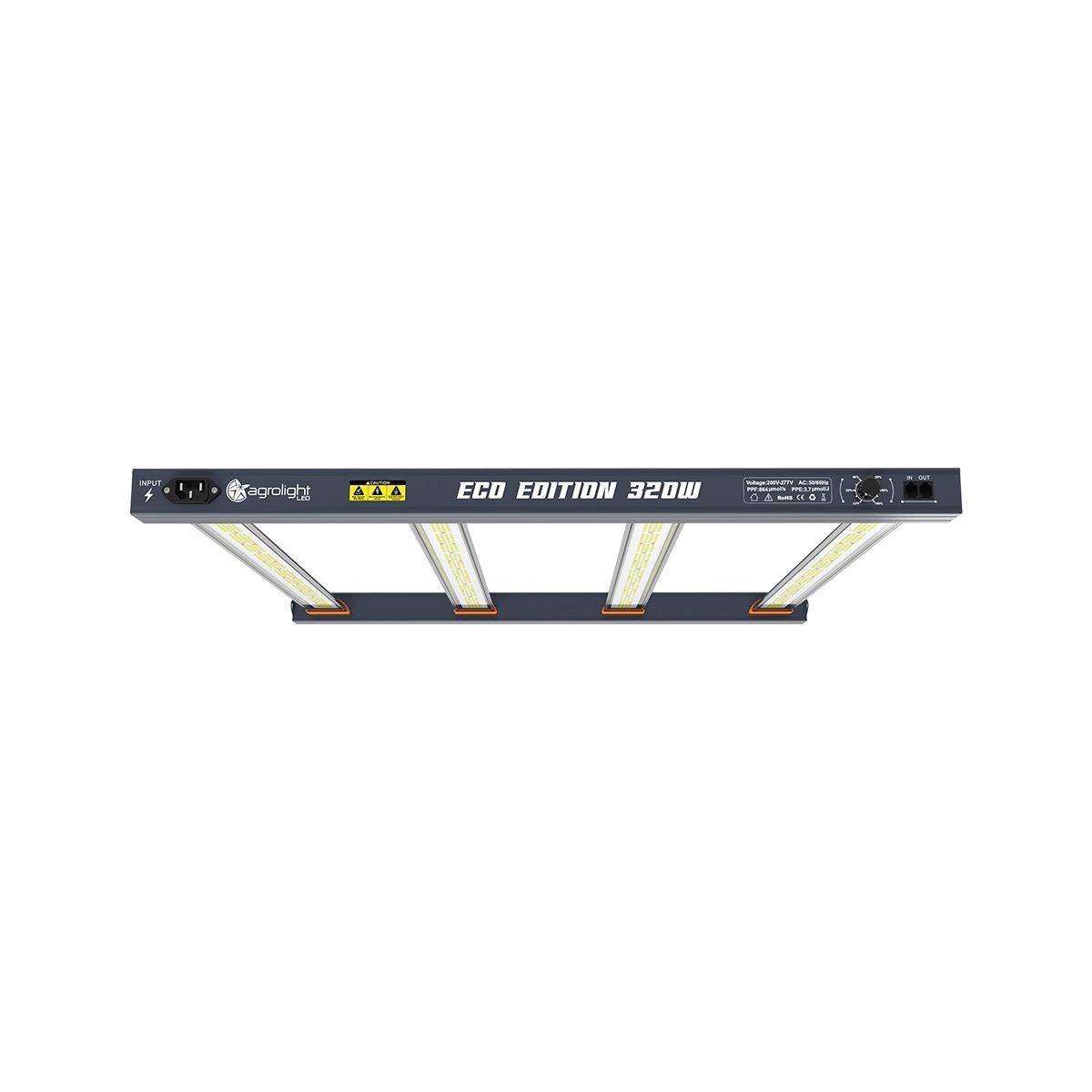 Vue détaillée de la lampe de culture LED AGROLIGHT ECO EDITION, technologie Samsung pour un rendement lumineux optimal.