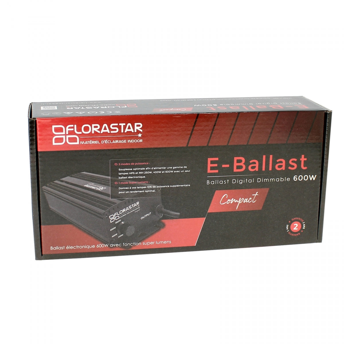 Ballast électronique pour culture indoor Florastar 600W