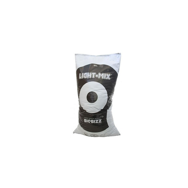 Sac de substrat Biobizz Light·Mix 20L pour jardinage, terreau organique pré-fertilisé idéal pour la culture indoor et la croissance rapide des plantes.