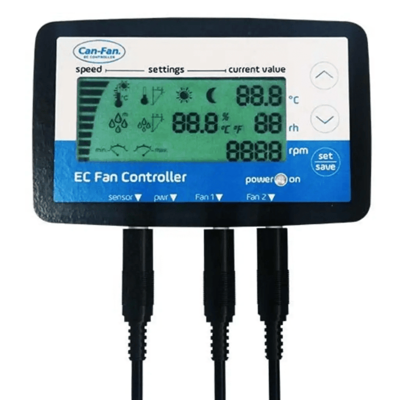 Contrôleur de ventilation électronique à affichage LCD Can Fan EC Fan Controller - Contrôleur pour extracteur EC