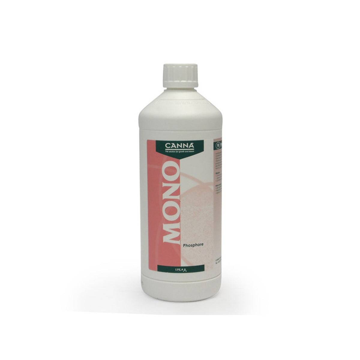 Bouteille de 1L d'engrais CANNA Phosphore P17% pour floraison et racines, idéale pour culture en terre, coco ou hydroponie.