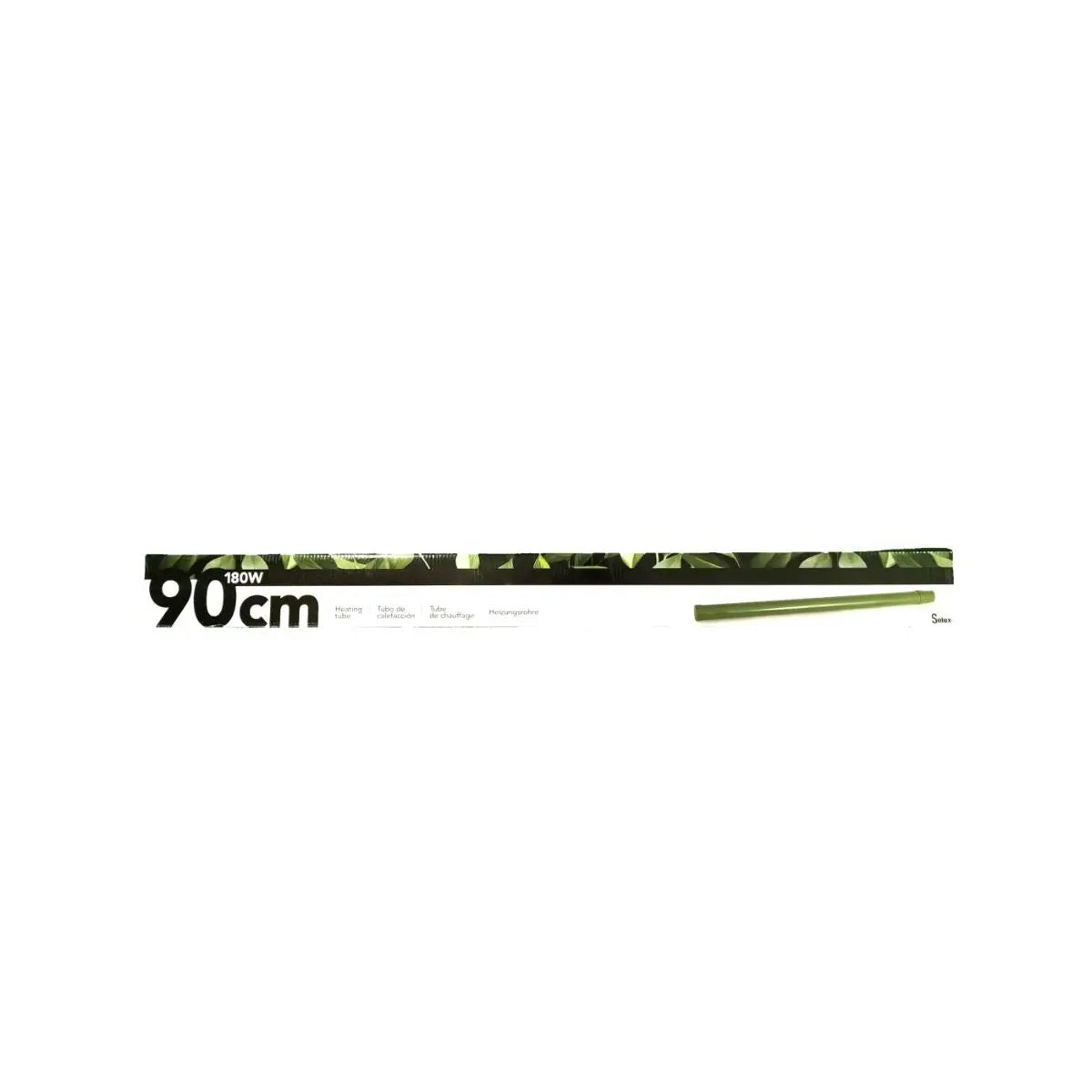 Emballage du tube chauffant Solux 90cm 180W, conçu pour maintenir une température stable dans les tentes de culture et serres de jardin.