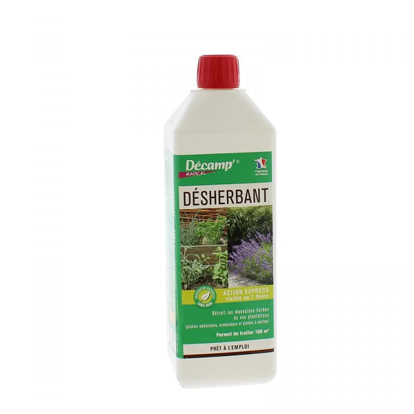 Désherbant Décamp Radical 1L pour éliminer les mauvaises herbes