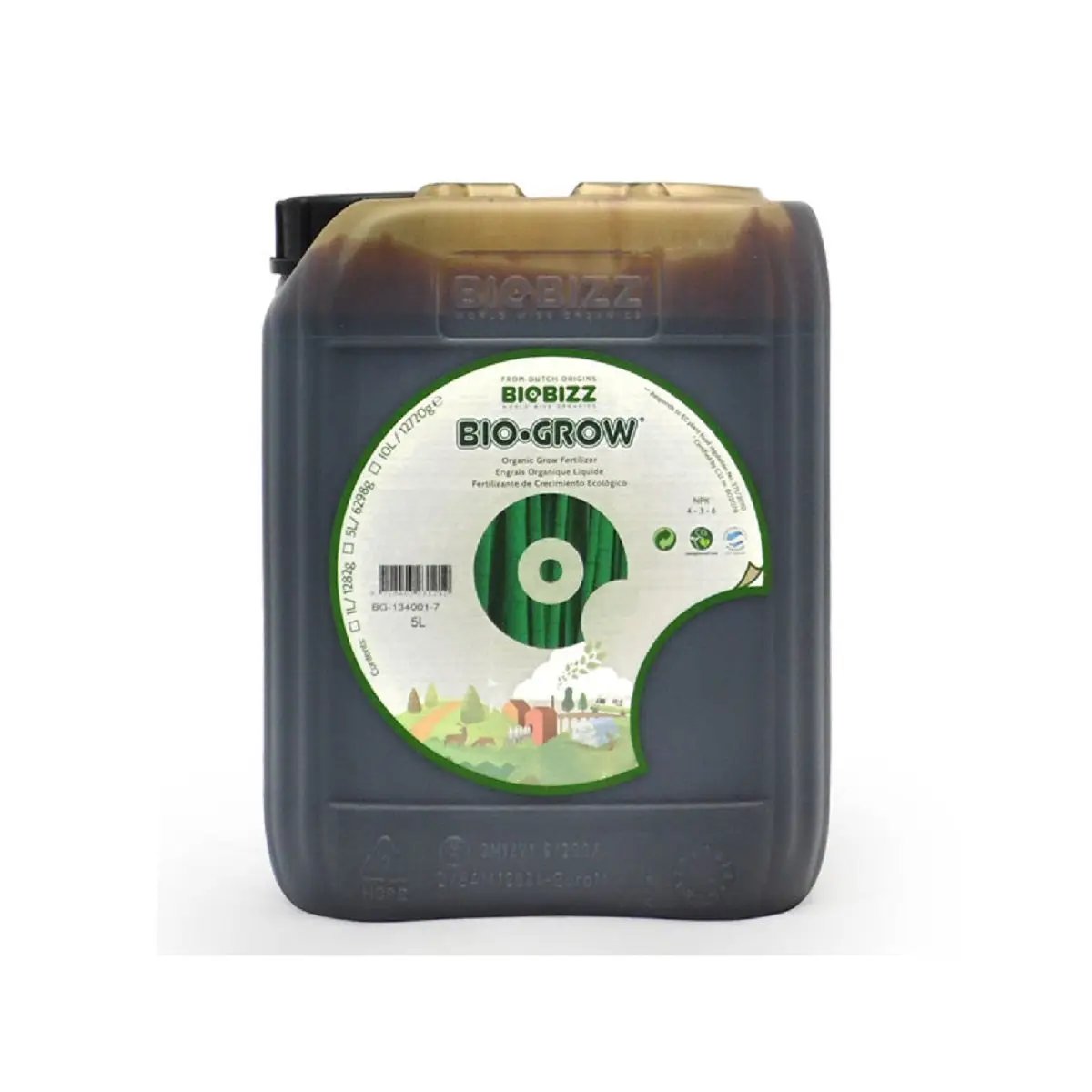 Engrais de croissance organique BIOBIZZ Bio-Grow 5 litres