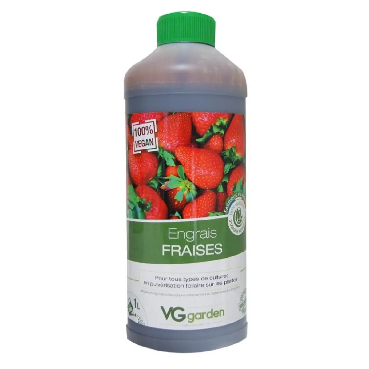 Engrais pour fraisiers VG Garden 100% Vega 1 litre