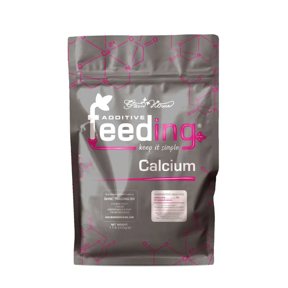 Additif Green House Powder Feeding Calcium 500 grammes