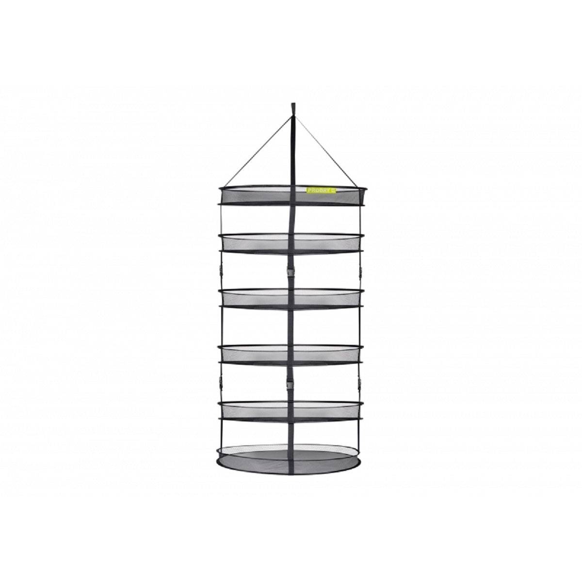 Filet de séchage pour plantes Prodry 95cm avec 6 étages suspendus, idéal pour sécher les récoltes dans un espace vertical de 170cm.