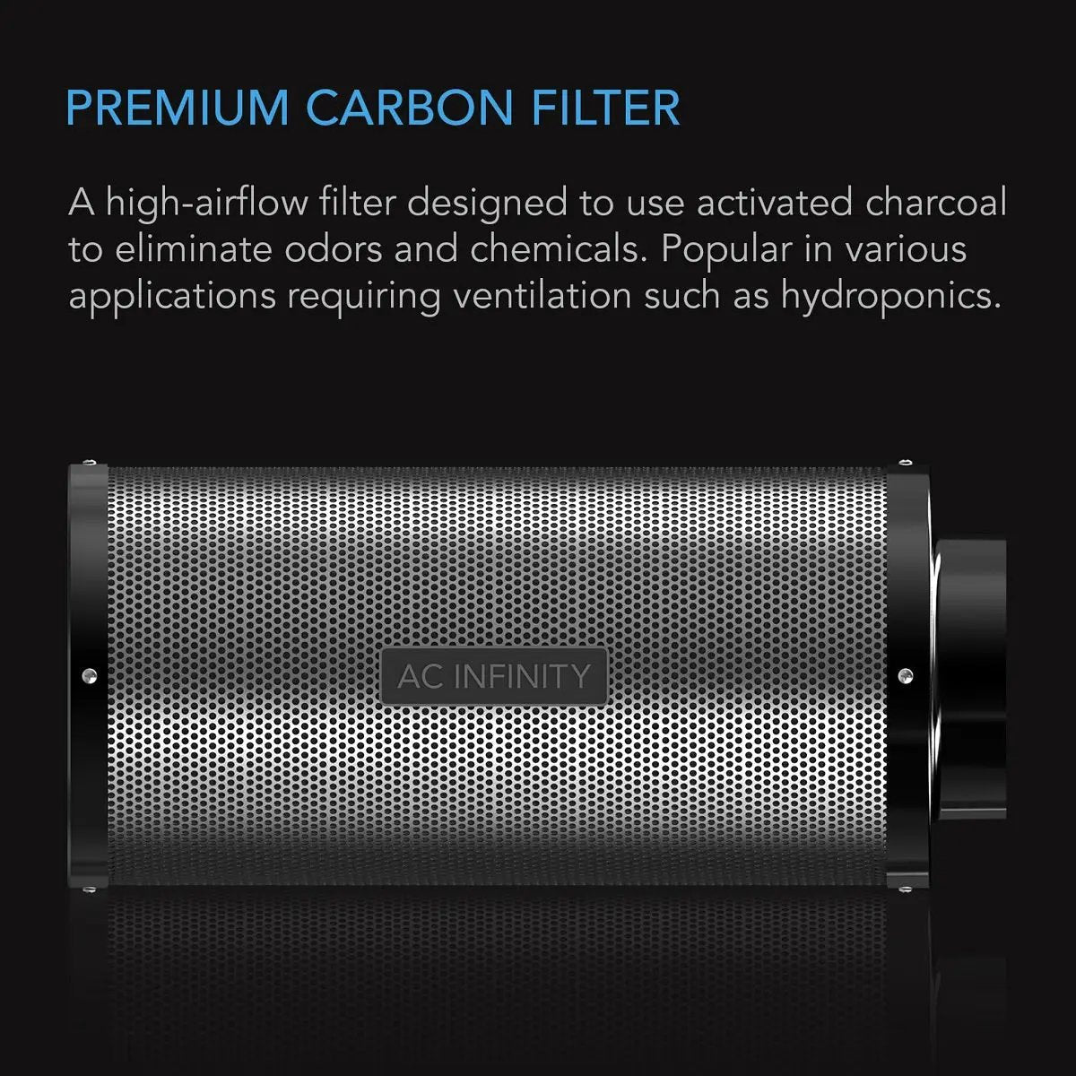 Filtre à charbon de 150mm pour culture indoor AC Infinity