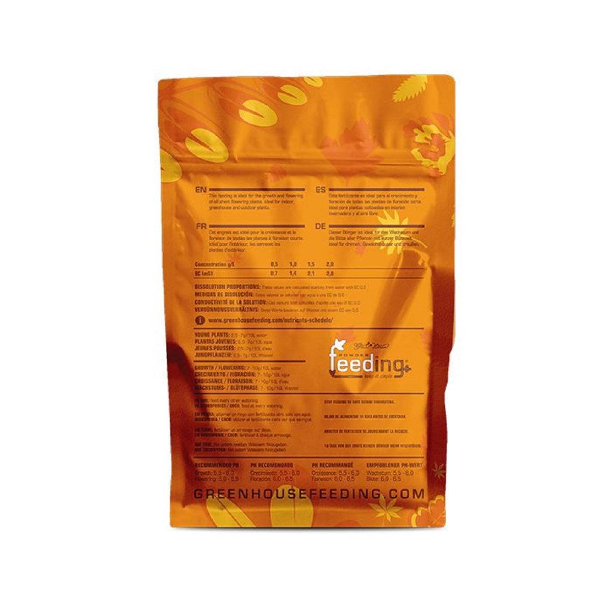 Engrais soluble Powder Feeding Short Flowering 500gr