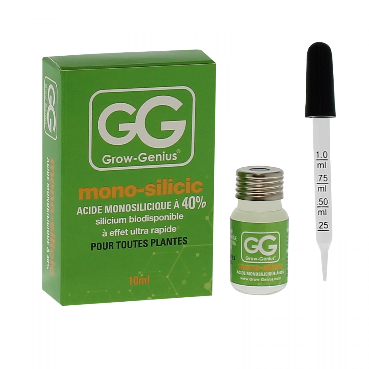 Engrais au silicium Grow Genius Mono-Silicic 40% 10ml