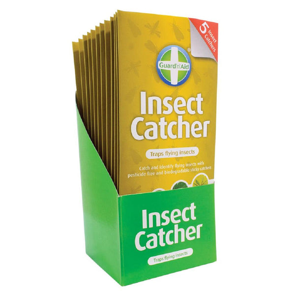 Piège à glue jaune Guard'n'Aid Insect Catcher, 5 pièges