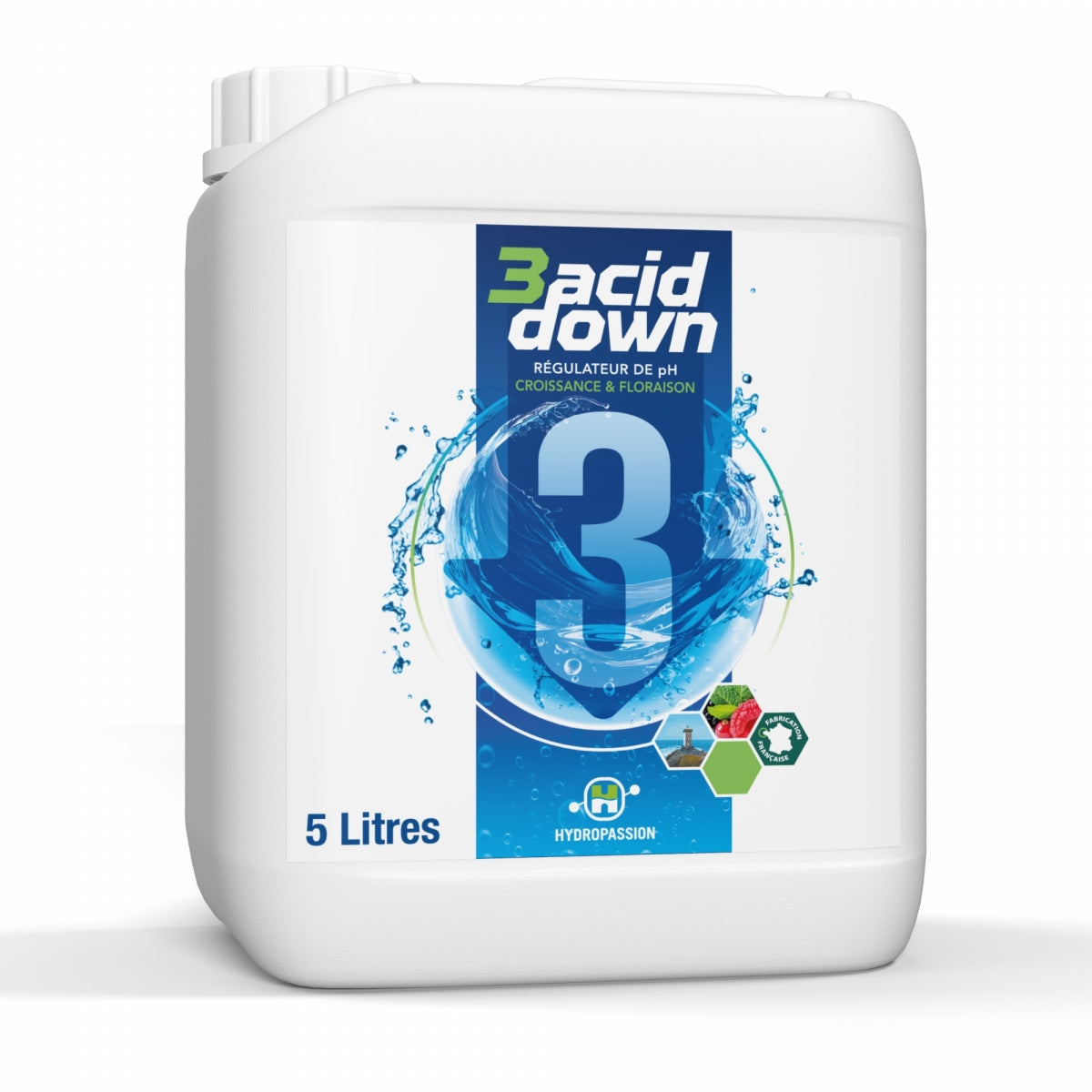 Régulateur de PH Hydropassion 3 Acid Down 5 litres