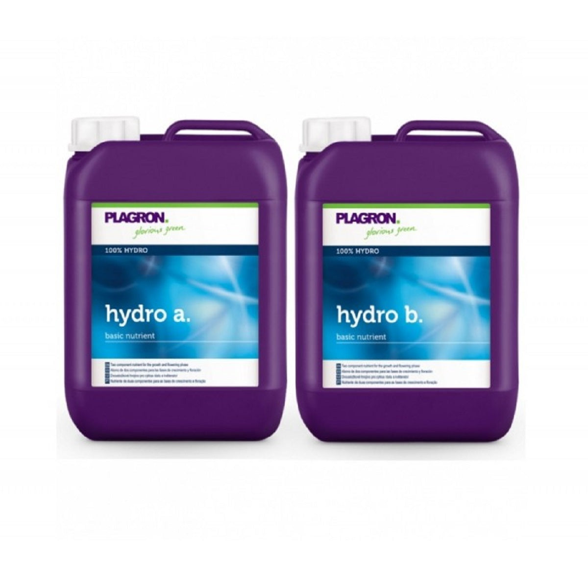 Engrais pour culture hydroponique Plagron A&B 10 litres