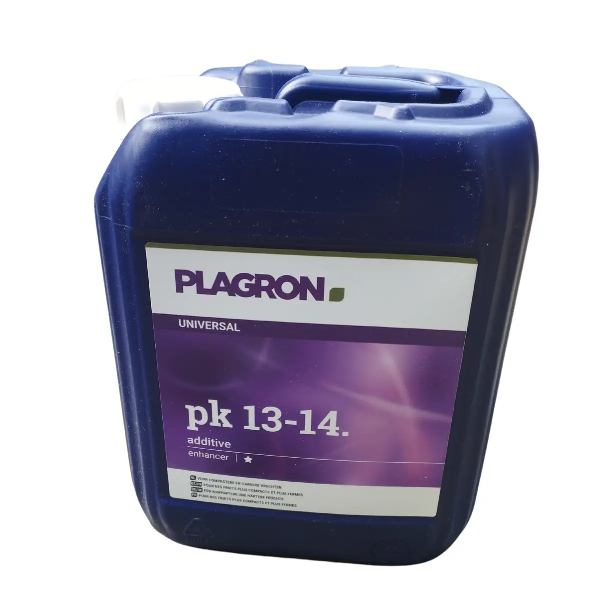 Bidon de 5L d'engrais Plagron PK 13-14 pour floraison