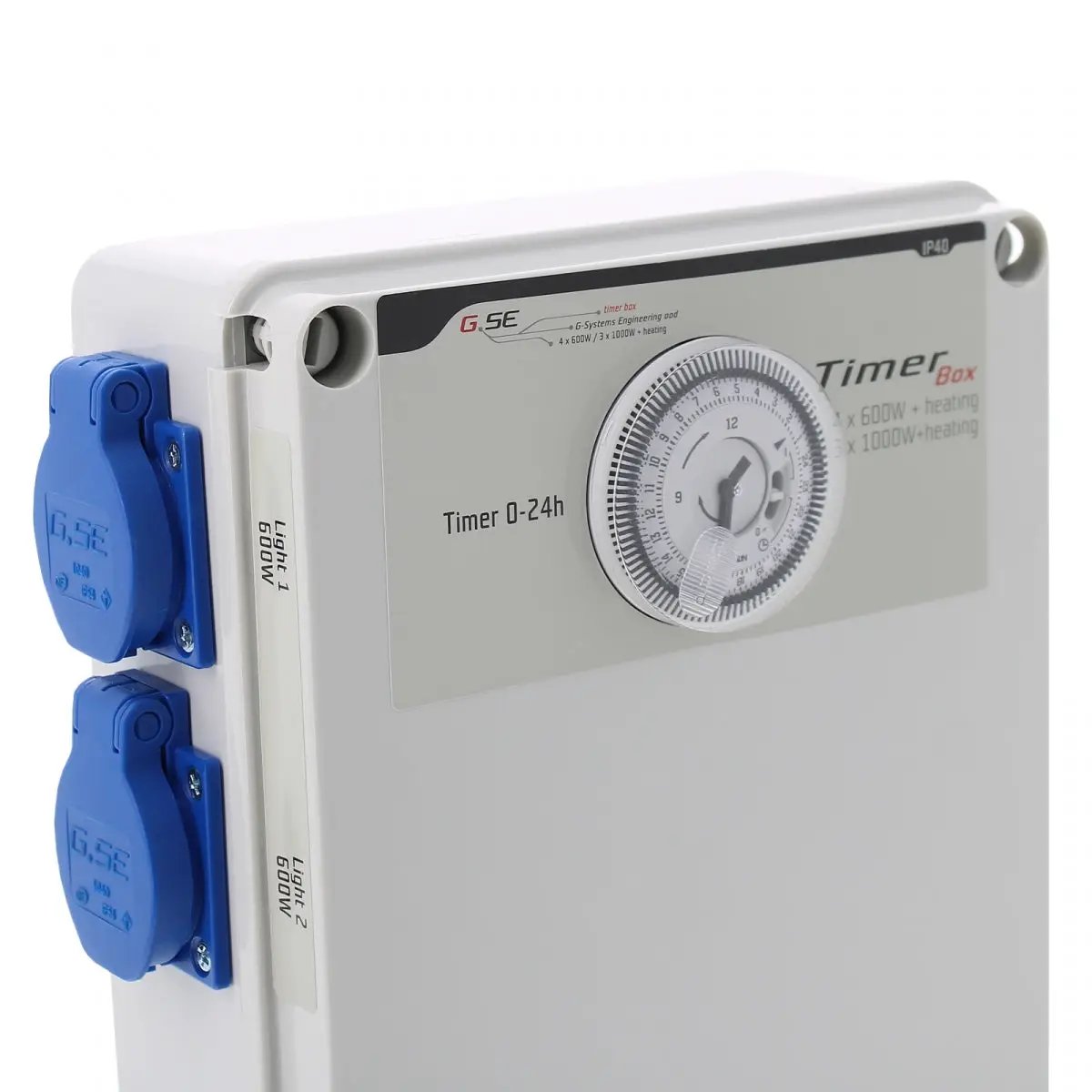 Vue rapprochée du Timer Box GSE avec cadran