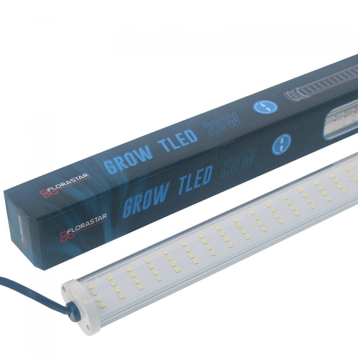 Lampe de croissance Florastar TLED 26W avec boîte d'origine, lumière blanche 6500K idéale pour semis et boutures en culture indoor.