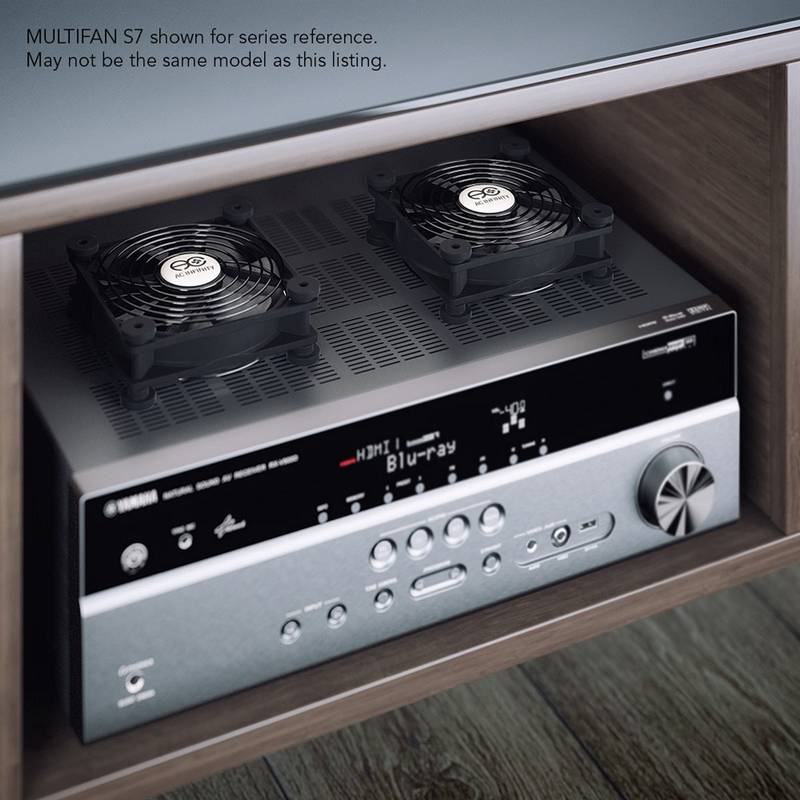 Ventilateurs USB sur un récepteur home cinéma